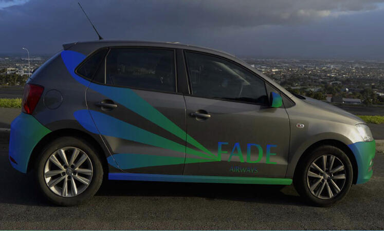 Car wrapping/branding for Fade airways