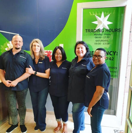 Corporate uniform supply &amp; printing for Molenzicht pharmacy